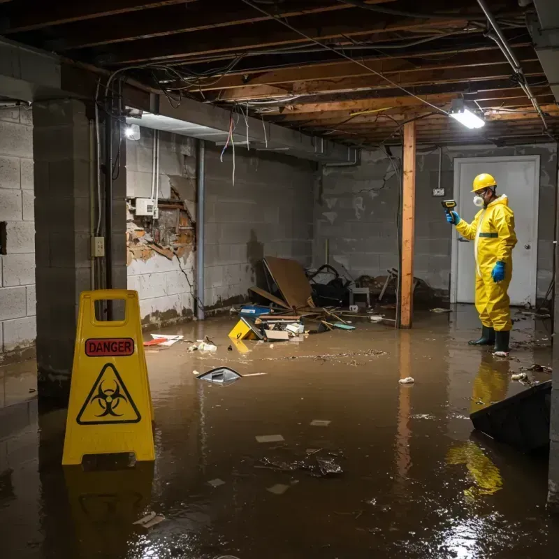 Flooded Basement Electrical Hazard in Toa Alta, PR Property